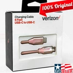 Original Verizon Pink 6FT Braided Usb-c Fast Charging Data Cable For Ipad Galaxy. Fixed Price $12.33.