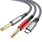 Durable Usb To Dual Ts Mono Cable, 3.3 Feet - High Fidelity Sound Experience. Fixed Price $22.99.
