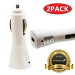 2X Fosmon Car Charger Usb Adapter For Samsung Apple Lg Htc Motorola Sony & More!. Fixed Price $6.49.