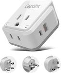 Ceptics South Africa Travel Adapter- Includes Type E/f, M, G Swadapt Attachments. Fixed Price $24.99.