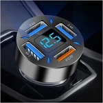 Super Fast 66W Aokdom Car Charger Ports Qc 3.0 + Usb 2.4A, Led & Voltmeter, 12. Fixed Price $13.48.