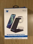 Just Wireless Qi Charging Station Charge 3 Devices Once 10W Fast Black. Fixed Price $10.99.