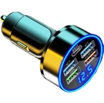 Rdrkr 5 Port Cigarette Lighter Adapter Car Charger (4USB+PD). Fixed Price $8.59.