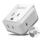Ceptics European Plug Adapter, Safe Usb-c 30W Pd & Qc 3.0-2 Usa Socket Compact. Fixed Price $14.39.