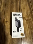 Elobeth Super Fast 4 In 1 Charger For Car Usb-c 66W Cable 800MM. Fixed Price $23.50.