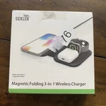 Van Sicklen Magnetic Folding 3-IN-1 Wireless Charger, ZTWC044 Black. Fixed Price $34.99.