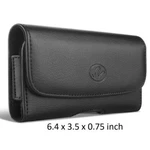 For Samsung Galaxy Iphone Lg Htc Leather Pouch Belt Clip Holster Fit Otterbox. Fixed Price $9.99.