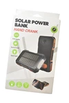 Solar Power Bank Hand Crank Charger Flashlight Compass Orange Usb Sos Led Camp. Fixed Price $19.99.