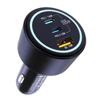 Ubigbuy 205W Usb Car Charger, 3-PORTS PD3.1/PPS/QC3.0 Fast Charging Black. Fixed Price $30.73.