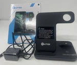 Waitiee Wireless Charger 3 1, 15W Fast Charging Station - Scratch & Dent. Fixed Price $28.18.
