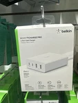 Belkin WCH010DQWH 4-PORTS 108W Gan Usb-c Charger White. Fixed Price $80.00.