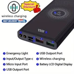 10000000MAH Portable Power Bank Usb Lcd External Battery Charger For Cell Phone. Fixed Price $15.99.