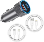 Iphone Car Charger,usb Fast Apple Mfi & C, Grey. Fixed Price $35.82.