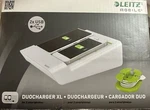 New Leitz Duo Charger Xl Station Usb Phone/tablet Charging 2 Ports, White. Fixed Price $14.25.