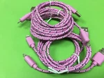 5X Usb Cable Apple Iphone 6S Plus 5S 5C Data Sync Charger Fabric 8PIN. Fixed Price $8.77.