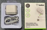 Belkin Swivel Charger + Cable - 10W /2.1 Amp For Iphone 5, 6, Ipad Air. Fixed Price $19.95.