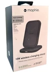 Mophie 15W Qi Fast Wireless Charging Stand W. Adapter Cable - Black New!. Fixed Price $23.95.