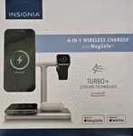 Insignia 4-IN-1 15W QI2 Certified Fast Charge Wireless Charging Stand For Apple. Fixed Price $38.00.