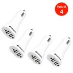 Amzer Dual Handy Car Charger Adapter W/ 2.1 Amp For Tablets & Iphone - Pack Of 4. Fixed Price $8.45.