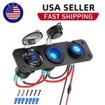 Wnnbtovn Cigarette Lighter Socket Car Usb Charger Power Outlet Led Voltmeter New. Fixed Price $23.40.
