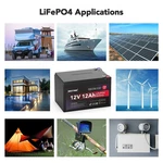 Nastima 12V 12AH LIFEPO4 Battery Bms Lithium Iron Phosphate Solar Rv Boat. Fixed Price $112.00.