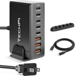 268W Gan Usb Charger 8-PORT Fast Charging Station Pd QC4.0 For Laptops, Ipads,. Fixed Price $53.57.