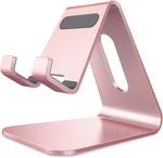 Cell Phone Stand, Cradle, Holder, Aluminum Desktop Compatible With Switch,. Fixed Price $17.87.