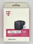 T-mobile Single Port Usb-c Car Charger 15W/ 3AMP Fast Charging. Fixed Price $10.39.