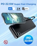 Nacete Portable Charger 50000MAH Pd 22.5W Fast Charging Powerbank - Black. Fixed Price $38.50.
