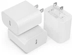 3PACK Block 20W, Igenjun Pd 3.0 Type Wall Chargers White. Fixed Price $17.84.