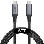 Vebner 6-FOOT USB4 Cable Compatible With Thunderbolt 3, Foot, Black. Fixed Price $38.76.