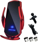 Wireless Car Charger Automotive Electric Induction 15W Red. Fixed Price $34.52.
