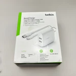 Belkin 24W Dual Port Wall Charger With Usb-c Cable Smartphones,tablets White. Fixed Price $19.95.