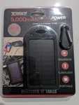 Tko 5000MAH Dual Usb Waterproof Solar Power Bank Battery Charger New Sealed. Fixed Price $18.00.