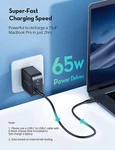 Ravpower 65W Gan Wall Charger Dual Port For Macbook Pro And Iphone Compact. Fixed Price $55.99.