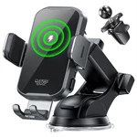 Chgeek Wireless Car Charger Phone Holder Mount 15W Fast Charging Auto Clampin.... Fixed Price $30.29.