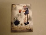 2001 Private Stock Titanium # 121 Trent Dilfer & Banks Dual Jersey Card Box 8. Fixed Price $7.99.