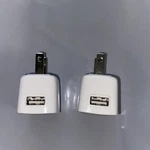 2 Pairs Blackberry RIM-C-0004ADUUS-001 Usb Charger Adapter Power Plug White. Fixed Price $9.99.