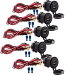 5 Pack 12V Usb Outlet, Dual Quick Charger Socket Waterproof Power Outle.... Fixed Price $39.02.