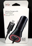 Vehicle Phone Charger W/dual Output Fits Universal Micro Usb 9 Foot Coiled Cable. Fixed Price $9.99.