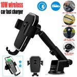 Wireless Fast Charging Car Charger Mount Holder Stand 2 1 For Cell Phone Usa. Fixed Price $13.93.