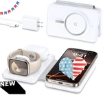 3 Wireless Charging Station For Iphone 17 16 15 14 Pro Max Apple Watch. Fixed Price $32.99.