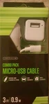 Infinitive Combo Pack Micro-usb & Sync Cable + Wall Charger Car. Fixed Price $9.99.
