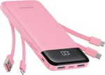 Charmast Portable Charger With Built Cables, Power Bank Cords Pink. Fixed Price $30.04.