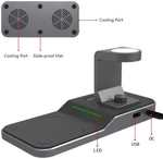 Mangotek Apple Stand Wireless Charger For Iphone Iwatch, 4 In 1 Chargi. Fixed Price $79.99.