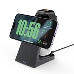 3IN1 15W Magnetic Wireless Charger Station For Apple Watch Air Pods Iphone 17. Fixed Price $19.98.