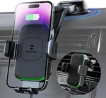Zeehoo Wireless Car Charger, Dual Coils 15W Fast BLACK(DUOXX-X3). Fixed Price $59.51.