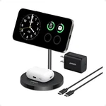 Anker 15W Wireless Charger 2-IN-1 Charging Stand For Iphone 16,APPLE Airpods Pro. Fixed Price $36.79.