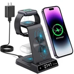 Wireless Charging Station, Yijyi 3 1 Watch Charger Stand With Di... Fast Ship. Fixed Price $45.99.