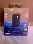 Nimble Champ 10,000MAH 20W Pd Fast Portable Charger Power Bank - Black New. Fixed Price $24.99.
